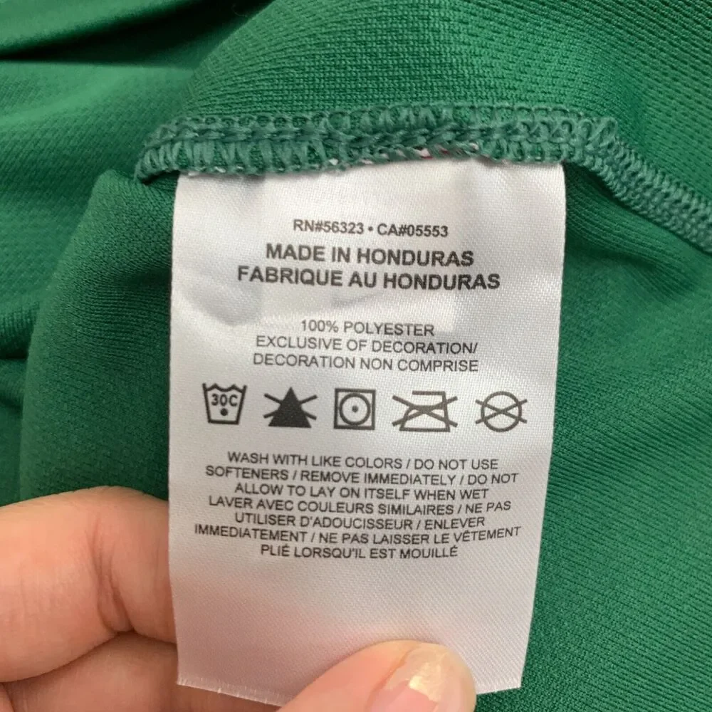 Nike Basketball Jersey Shirt Womens XXXL 3XL Green Sleeveless V Neck Lightweight